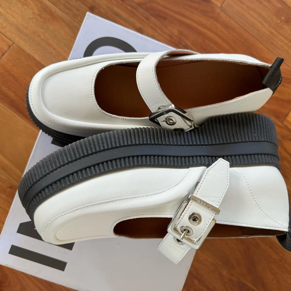 Ganni Creeper Mary Janes NEW size38